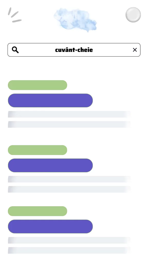 exemple de cuvinte cheie